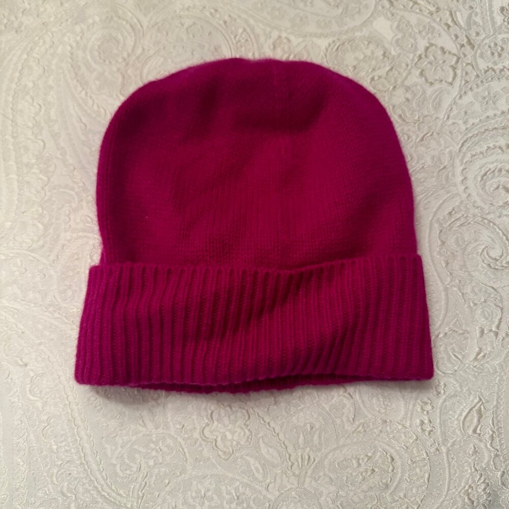 Charter Club 100% Cashmere Cuffed Beanie - Picture 3 of 5